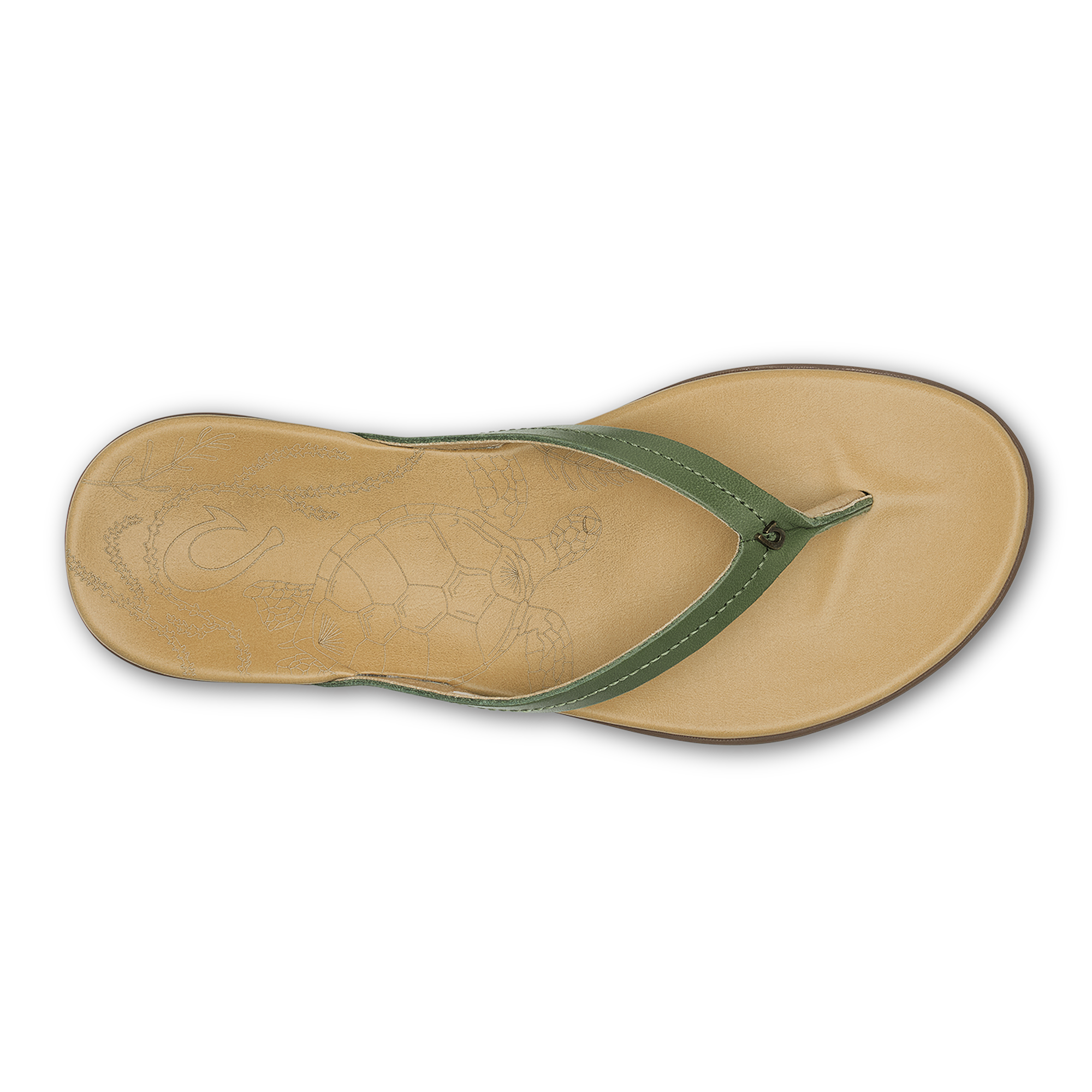 Honu  –  Green Olive / Golden Sand